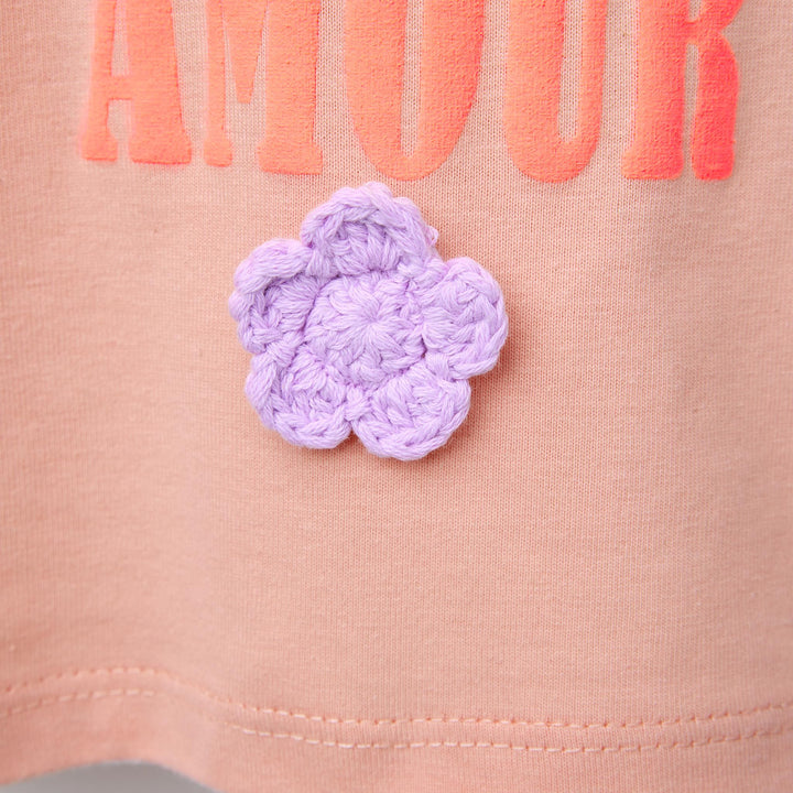 Moudda ZARA - T-Shirt Enfant - Textes & Appliques Fleur - Tunisie 4