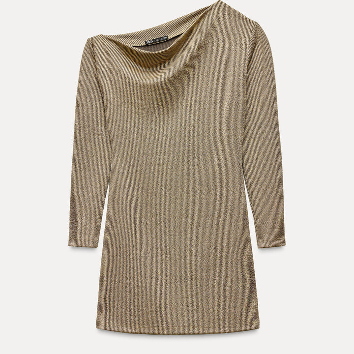 Moudda ZARA - Robe lurex col rond manches longues - Tunisie 1