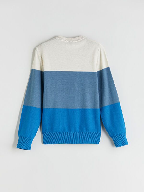 Moudda LC Waikiki - Pull en tricot Garçon Rayures bleues - Tunisie 3