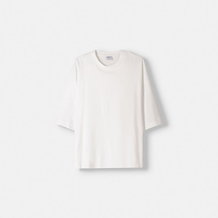 Moudda BERSHKA - T-shirt manches courtes boxy uni - Tunisie 1