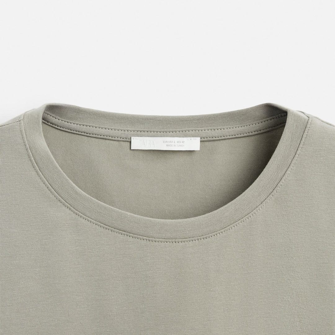 Moudda ZARA - T-Shirt Slim - Col Rond - Tunisie 3