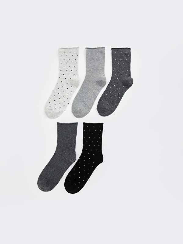 Moudda LC Waikiki - Chaussettes courtes Femme Mélange de gris - Tunisie 1