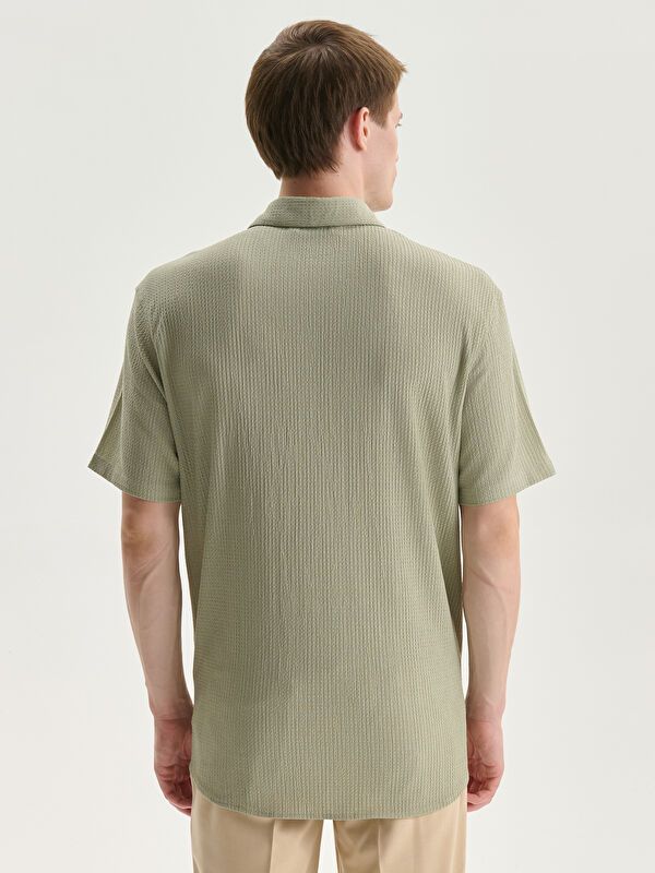 Moudda LC Waikiki - Chemise manches courtes en tissu pour Homme - Tunisie 4