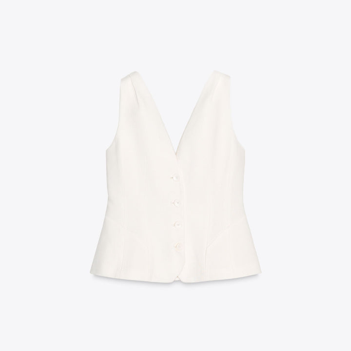 Moudda ZARA - Gilet Court - Volume & Boutons - Tunisie 1