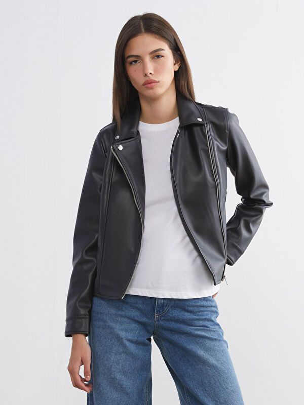 Moudda LC Waikiki - Manteau léger en similicuir pour Femme - Tunisie 1