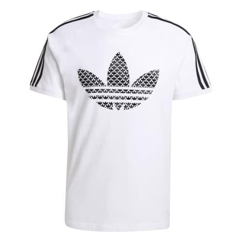 Moudda Adidas - T-SHIRT 3 BANDES IMPRIMÉ MONOGRAMME - Tunisie 1