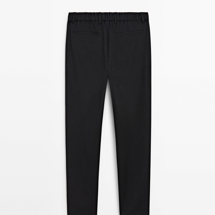 Moudda Massimo Dutti - Pantalon rayé diplomate semi-jogging coupe - Tunisie 5