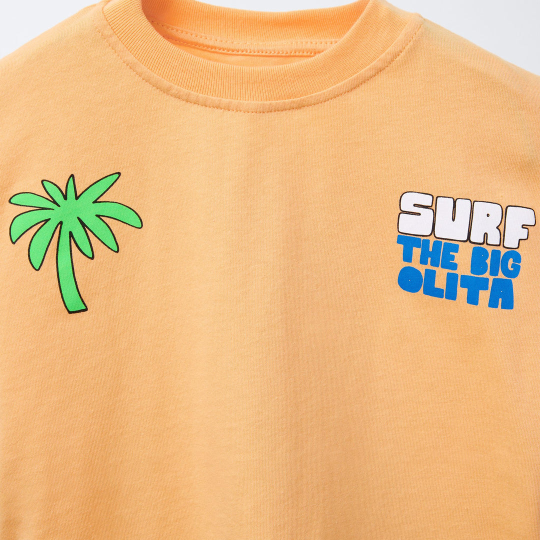 Moudda ZARA - T-Shirt Enfant - Imprimé Palmier & Surf - Tunisie 3