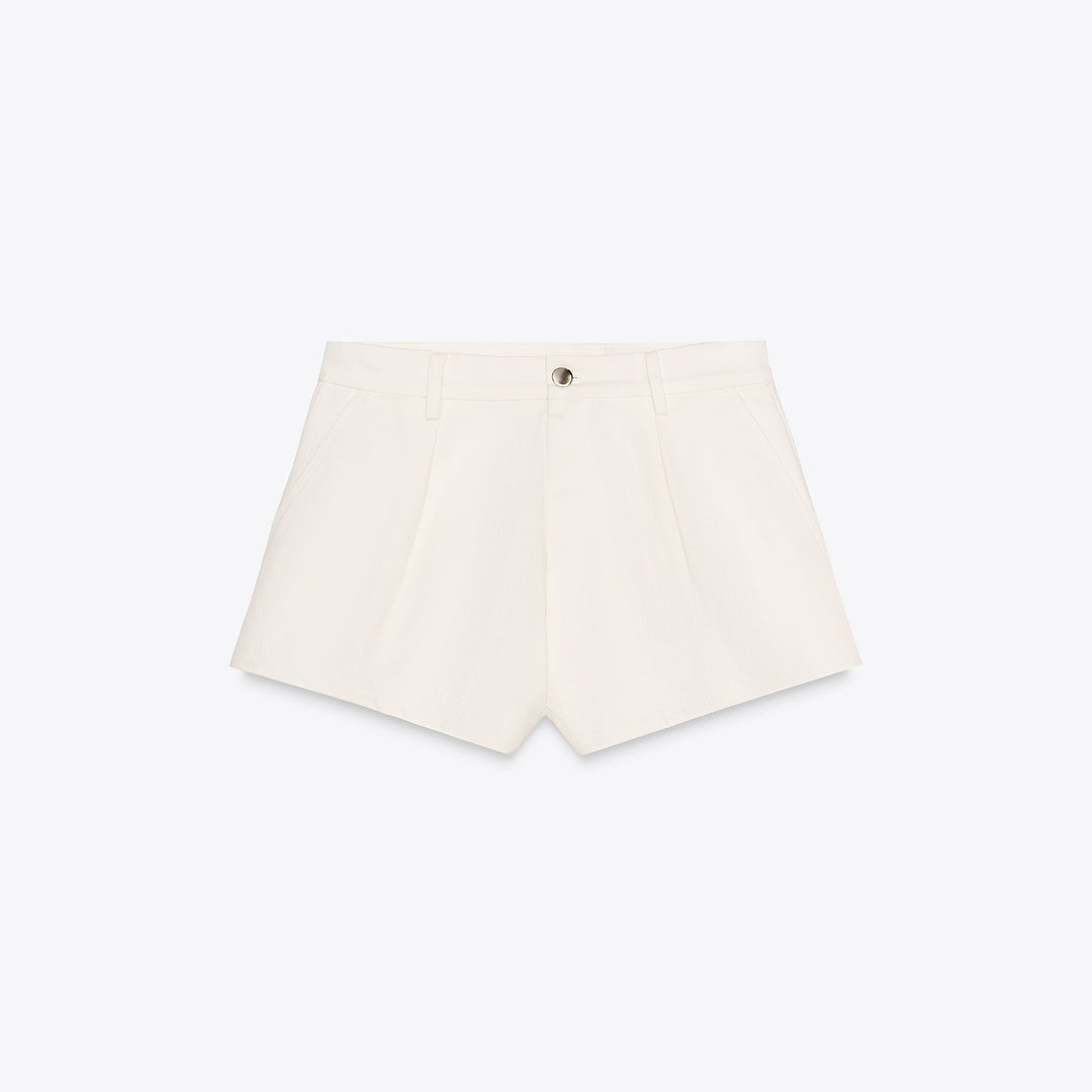 Moudda ZARA - Short Tailleur - Écru - Tunisie 1
