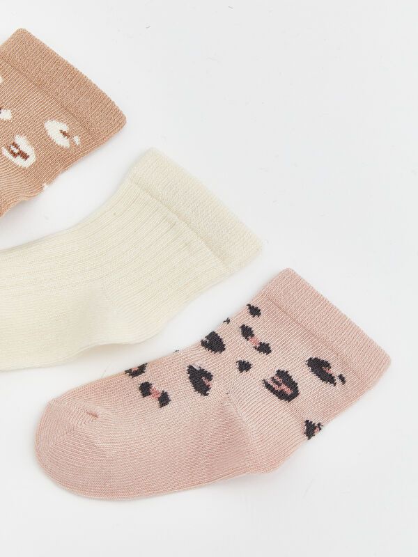 Moudda LC Waikiki - Chaussettes courtes Fille Beige clair - Tunisie 3