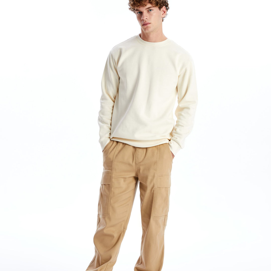 Moudda LC Waikiki - Pantalon cargo tissé Homme Beige - Tunisie 1