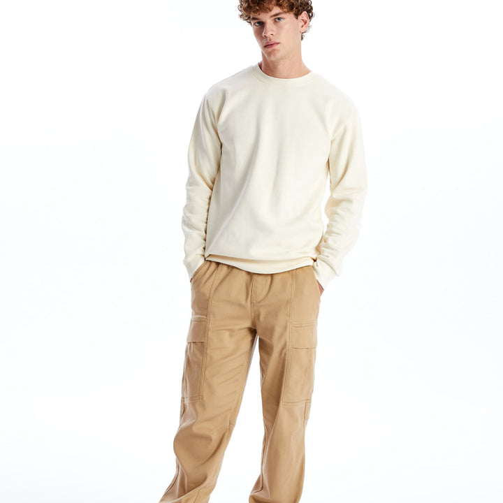 Moudda LC Waikiki - Pantalon cargo tissé Homme Beige - Tunisie 1