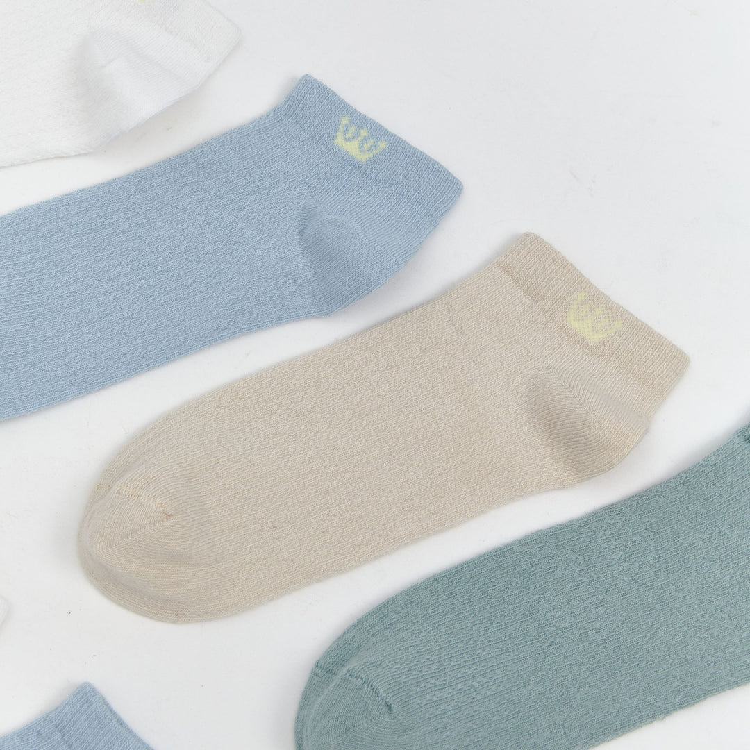 Moudda LC Waikiki - Chaussettes pour sneakers Garçon Fil mélangé teint - Tunisie 2