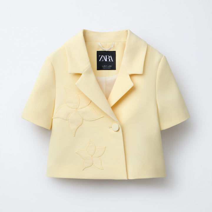 Moudda ZARA - Blazer Fille - Patch Fleur - Tunisie 1