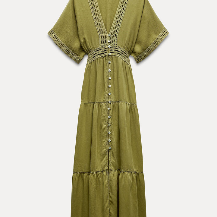 Moudda ZARA - Robe tunique entre-deux avec boutons - Tunisie 2