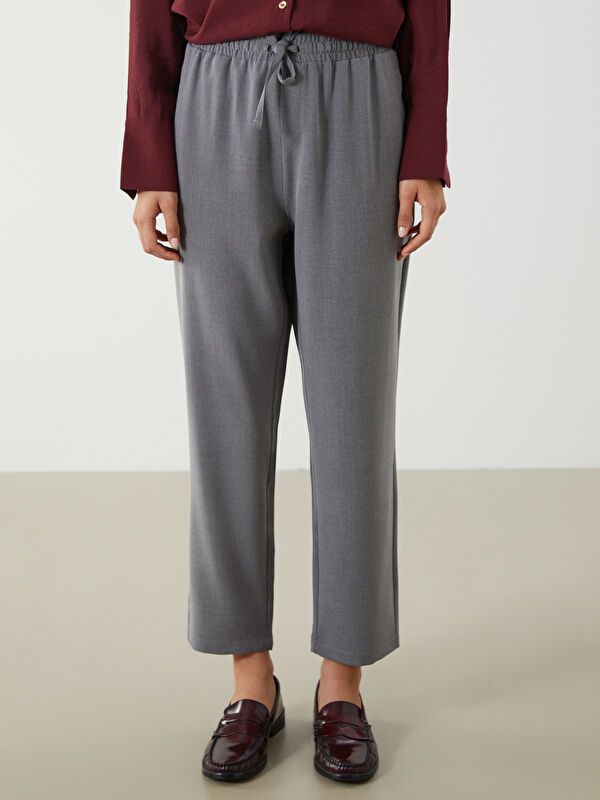 Moudda LC Waikiki - Pantalon tissé moyen Femme Mélange de gris - Tunisie 2