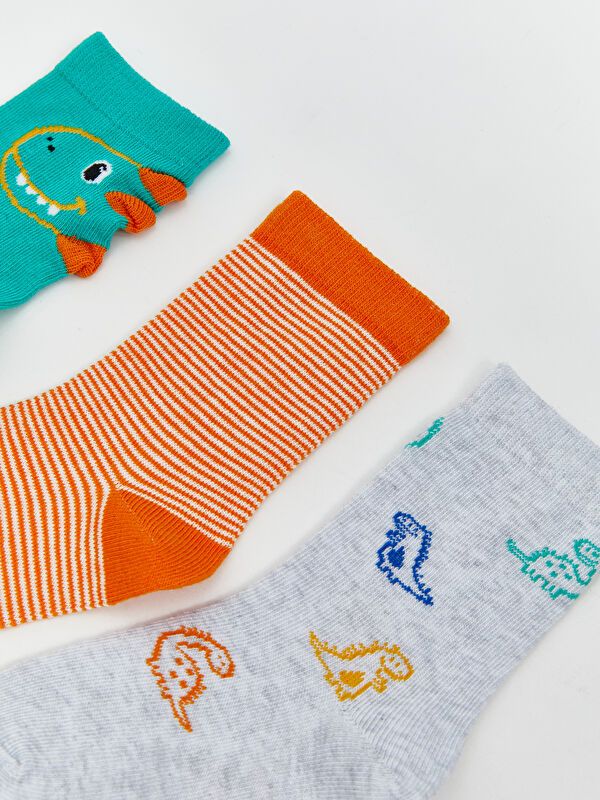 Moudda LC Waikiki - Chaussettes courtes Garçon Mélange beige - Tunisie 2