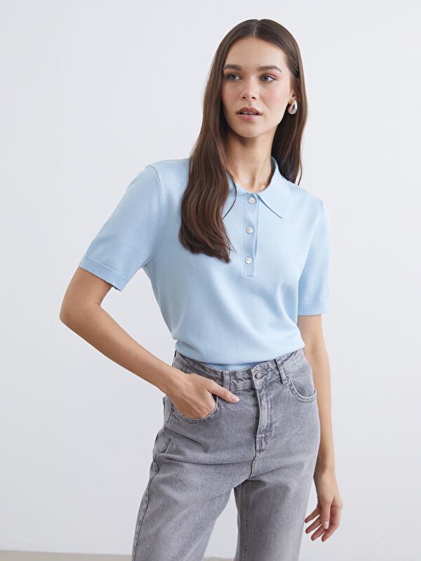 Moudda LC Waikiki - Pull manches courtes en tricot pour Femme - Tunisie 1