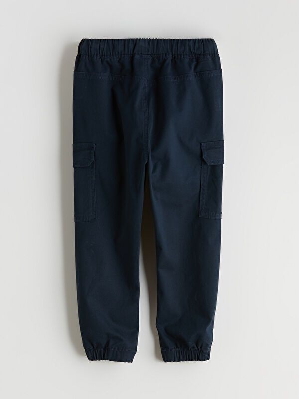 Moudda LC Waikiki - Pantalon tissé épais basique Garçon Bleu marine foncé - Tunisie 3