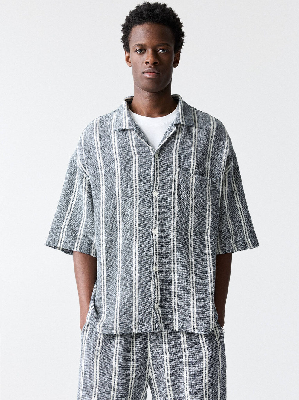 Moudda PULL & BEAR - Chemise - Rayures Rustiques - Tunisie 2