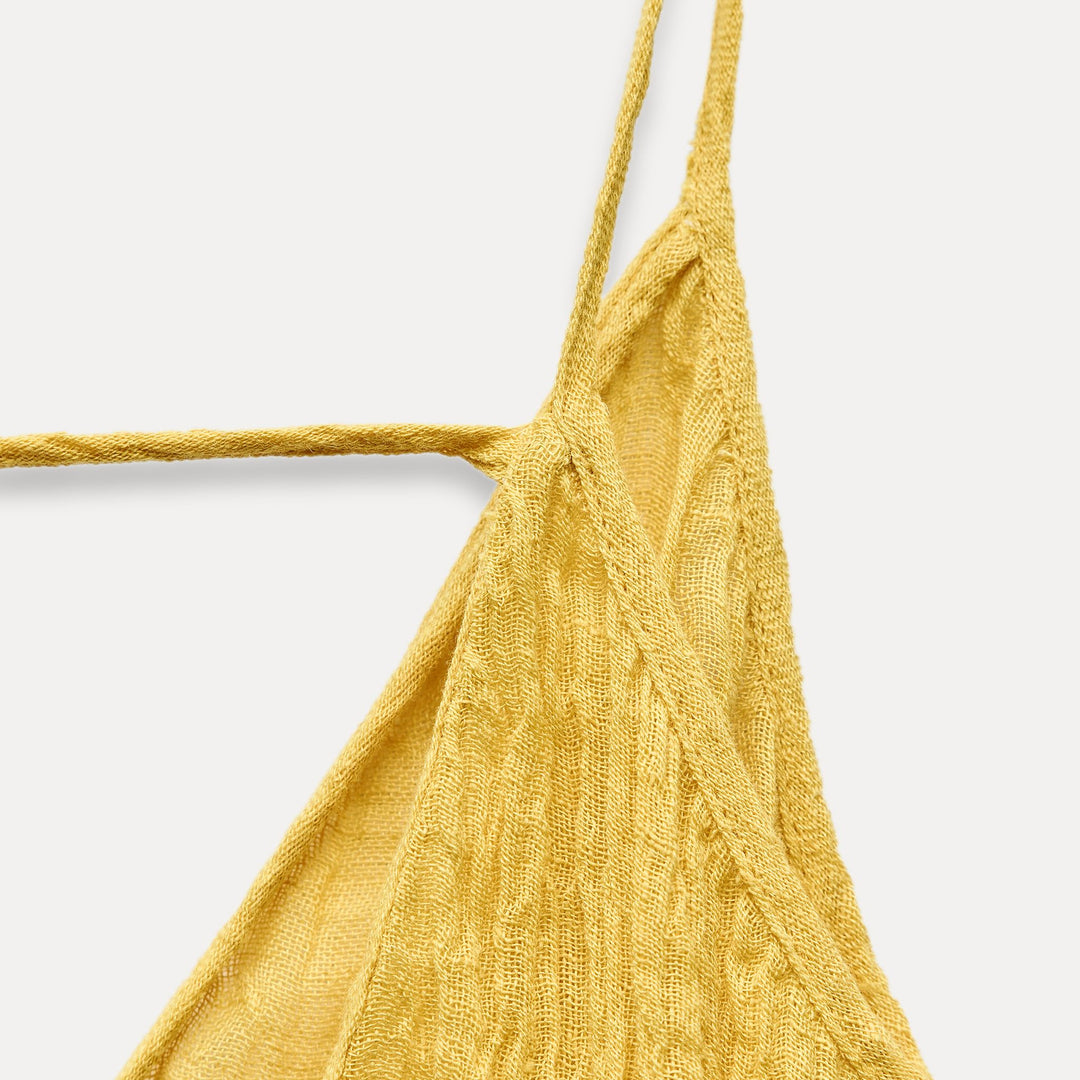 Moudda ZARA - Robe mi-longue lin fines bretelles dos - Tunisie 4