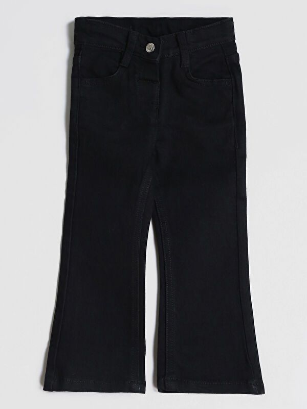 Moudda LC Waikiki - Pantalon tissé en denim Fille Rodéo noir - Tunisie 1