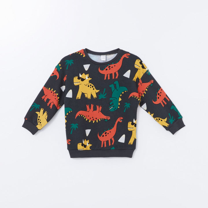 Moudda LC Waikiki - Sweatshirt en jersey Garçon Impression anthracite - Tunisie 1