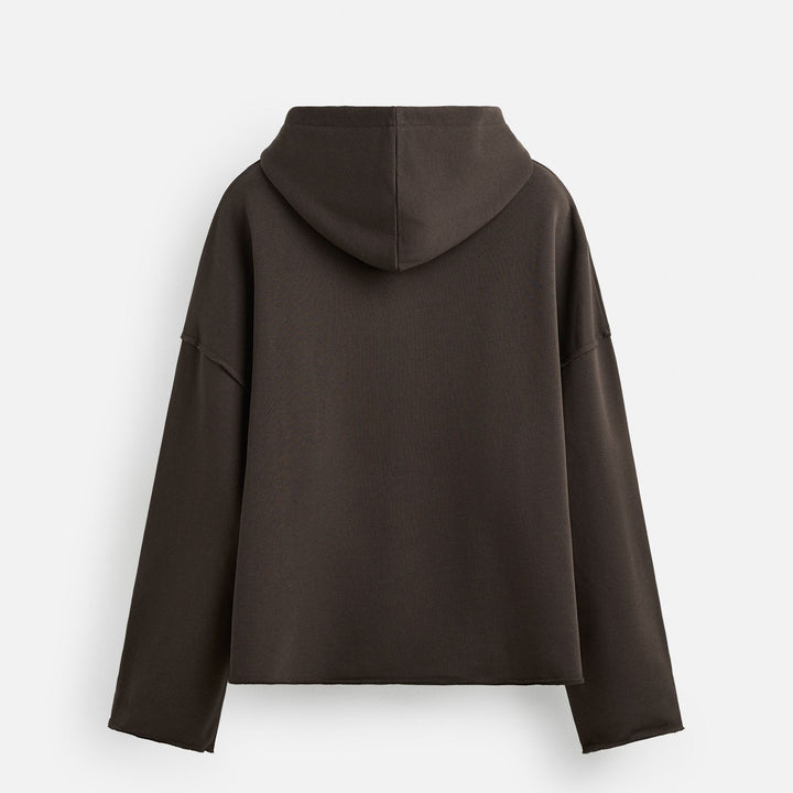 Moudda ZARA - Sweat Capuche - Bords Bruts (Brown Code) - Tunisie 2