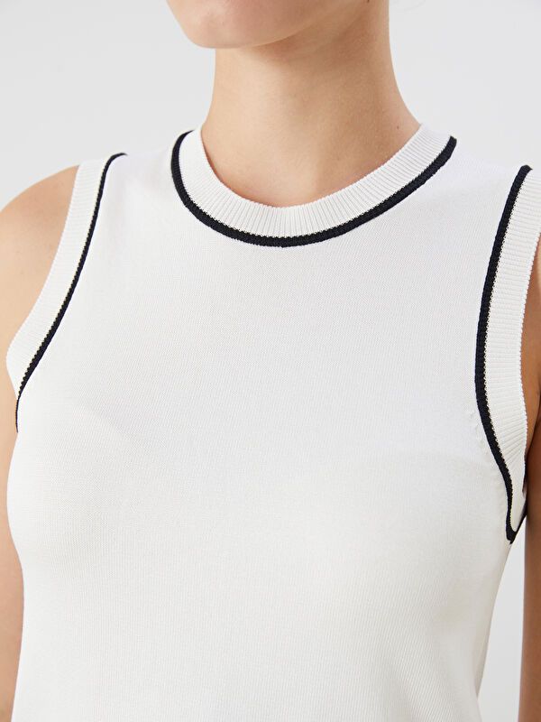 Moudda LC Waikiki - Débardeur tricot Femme Ecru - Tunisie 3