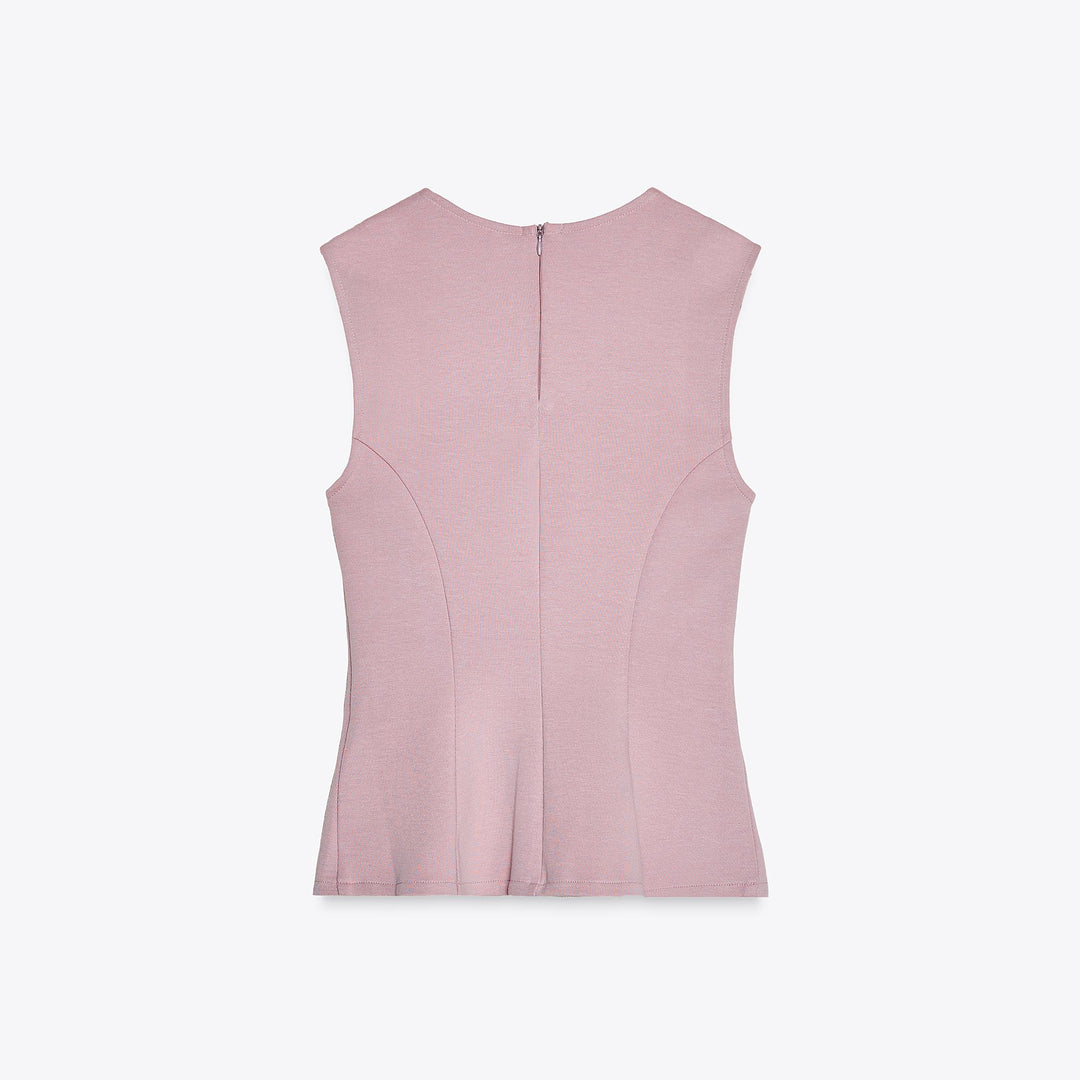 Moudda ZARA - Top - Col Rond, Coupe & Peplum - Tunisie 2