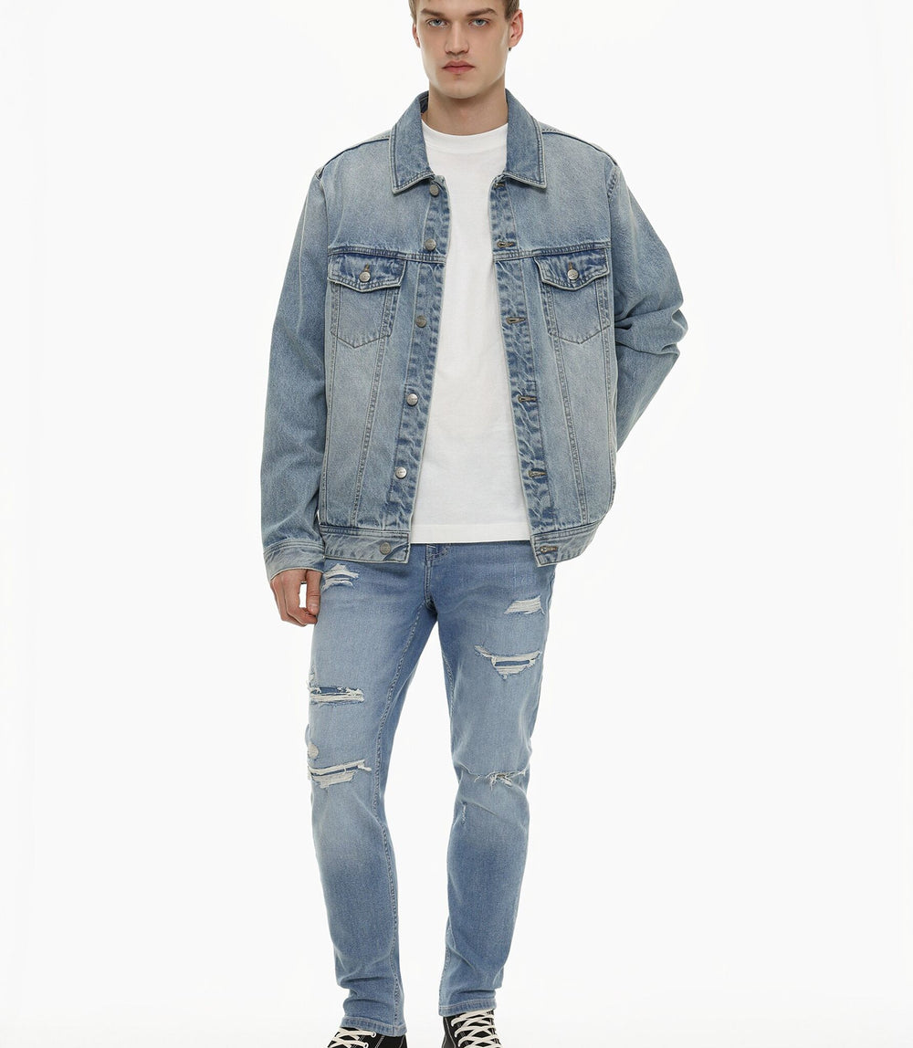 Moudda Lefties - Pantalon Denim Skinny - Rips and Repairs - Tunisie 2