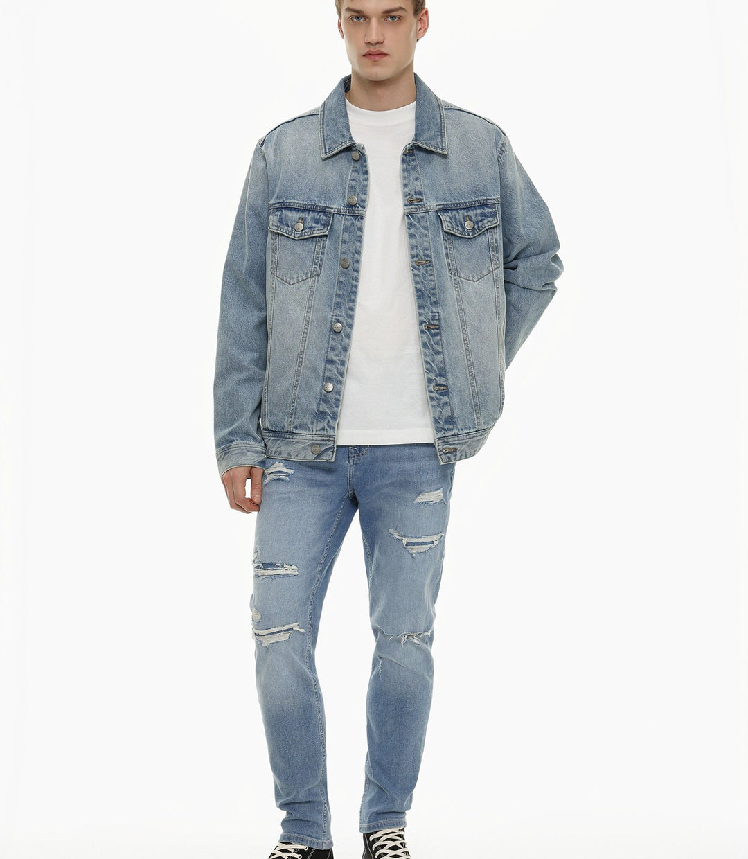 Moudda Lefties - Pantalon Denim Skinny - Rips and Repairs - Tunisie 2
