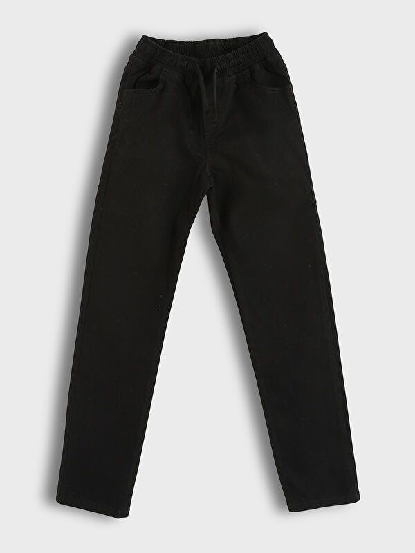 Moudda LC Waikiki - Pantalon tissé basique Garçon Noir - Tunisie 1