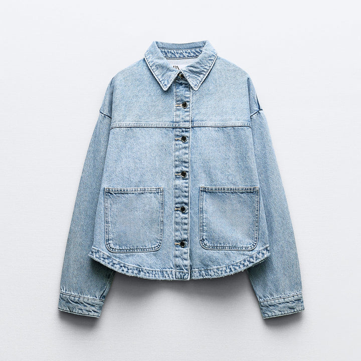Moudda ZARA - Veste en Jean à Poches Plaquées - Tunisie 1