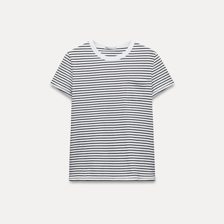 Moudda ZARA - T-shirt à Poche Col Rond - Tunisie 1