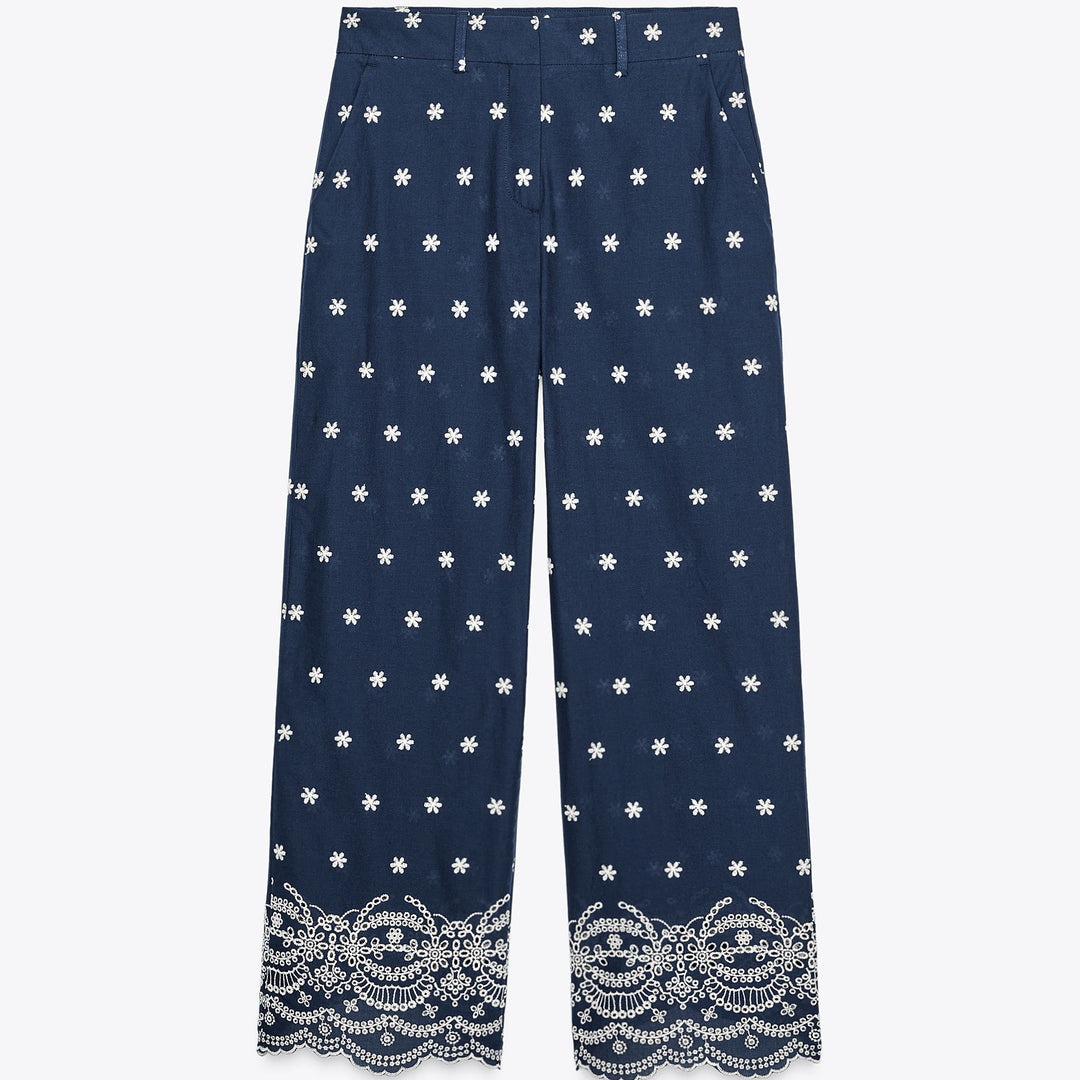 Moudda ZARA - Ensemble Pantalon Culotte - Broderie Suisse - Tunisie 1