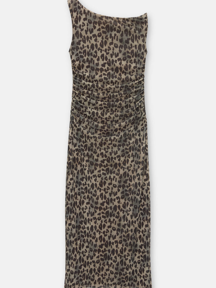 Moudda PULL & BEAR - Robe Midi Asymétrique Léopard - Tunisie 2