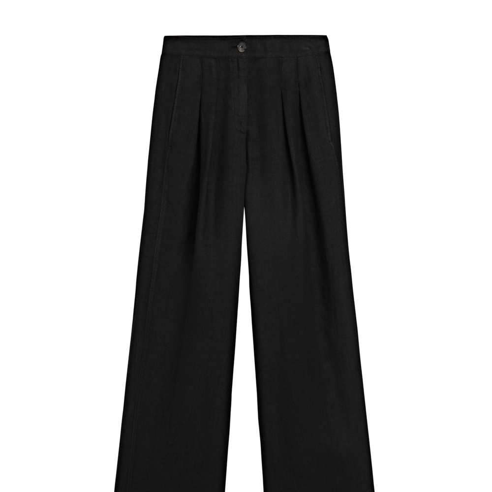 Moudda Massimo Dutti - Pantalon lin taille haute double pli - Tunisie 2