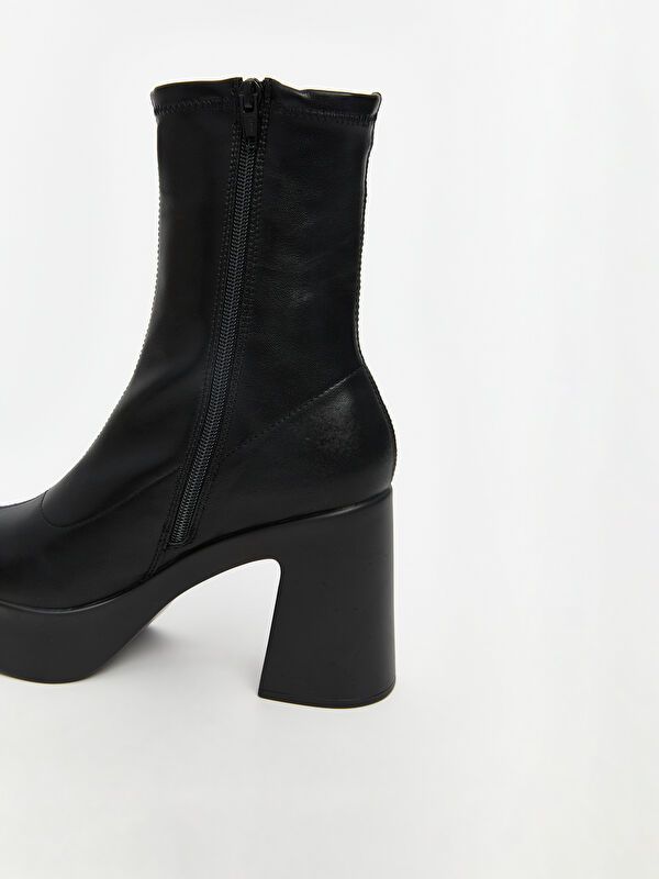 Moudda LC Waikiki - Bottes à talons Femme Noir - Tunisie 5