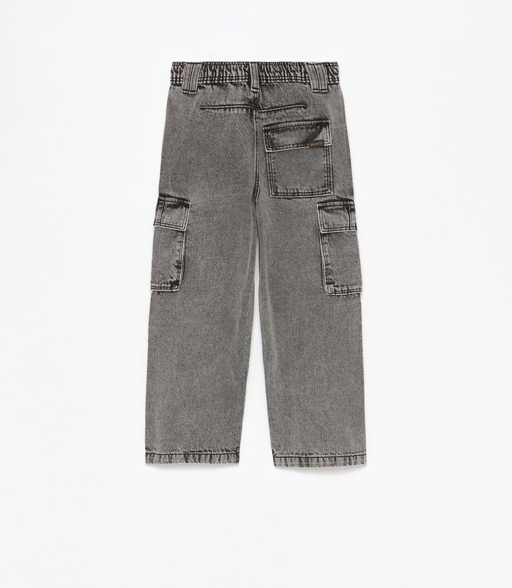 Moudda Lefties - Pantalon Denim Skate Cargo - Garçon - Tunisie 3
