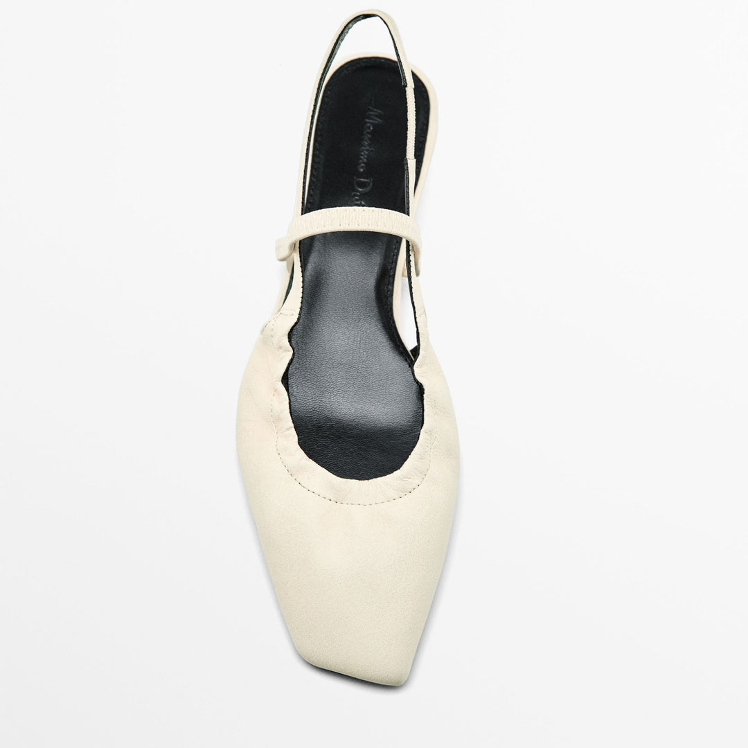 Moudda Massimo Dutti - Ballerines sans talon froncée - Tunisie 4