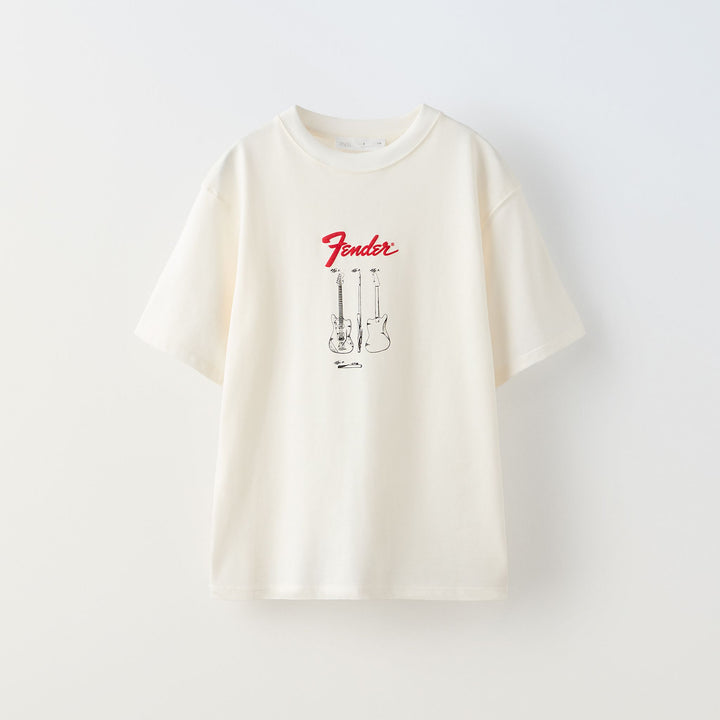 Moudda ZARA - T-shirt imprimé guitares Fender - Tunisie 1