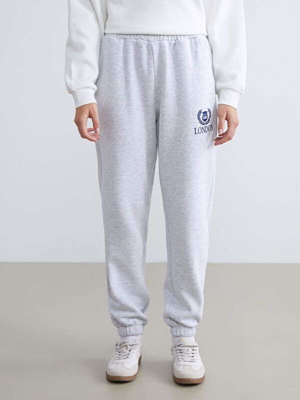 Moudda LC Waikiki - Pantalon en jersey Femme Mélange gris clair - Tunisie 2