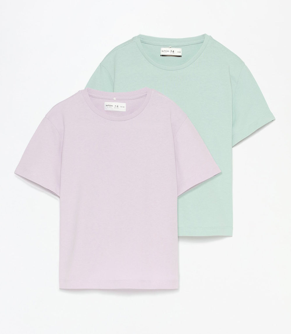 Moudda Lefties - Pack 2 T-Shirts - Uni Février Fille - Tunisie 2