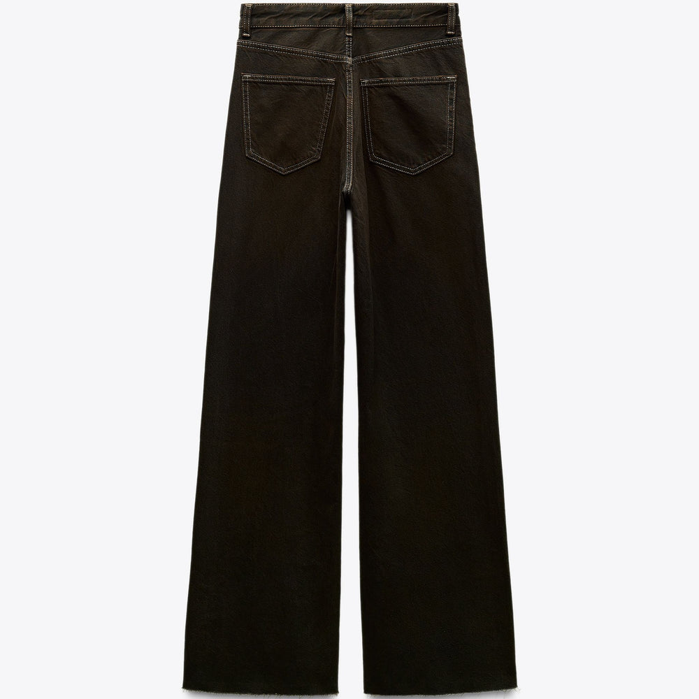Moudda ZARA - Pantalon Wide Leg - Taille Haute - Tunisie 2