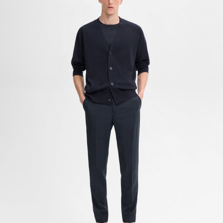 Moudda Massimo Dutti - Pantalon costume prince de Galles bleu gris - Tunisie 8
