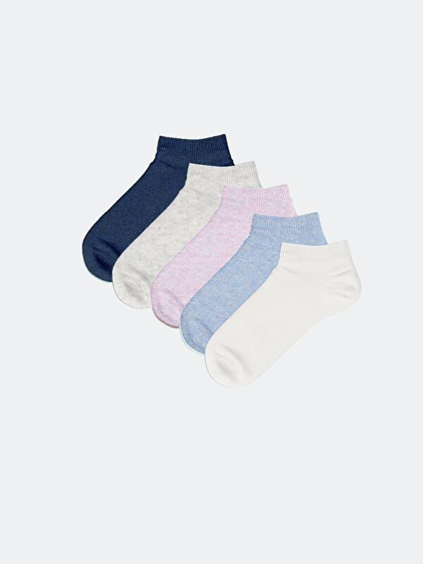 Moudda LC Waikiki - Chaussettes pour sneakers Femme Ecru - Tunisie 2
