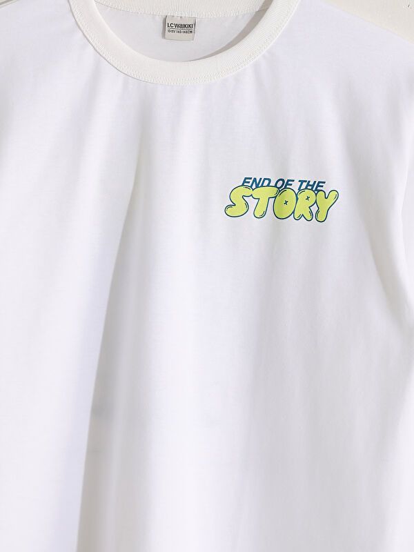 Moudda LC Waikiki - T-shirt en jersey manches longues Garçon Buxe blanc - Tunisie 4