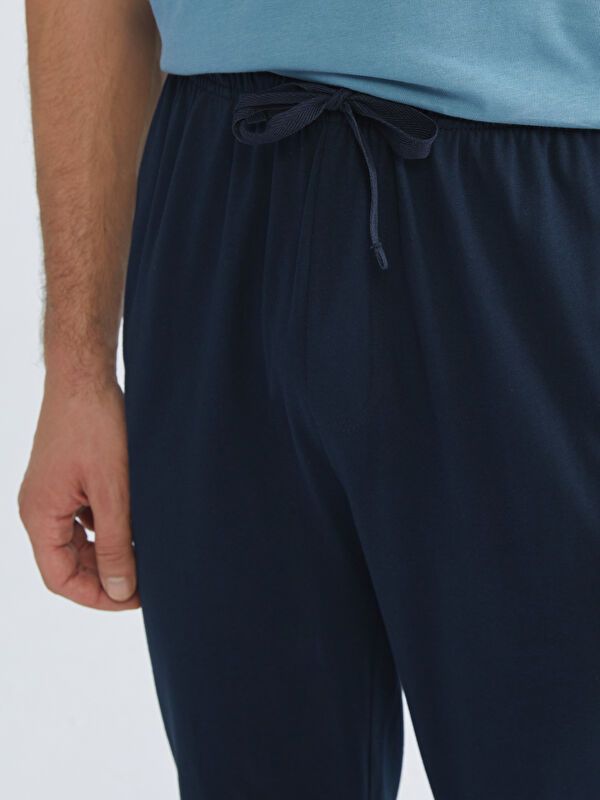 Moudda LC Waikiki - Bas pyjama jersey long Homme Marine - Tunisie 3