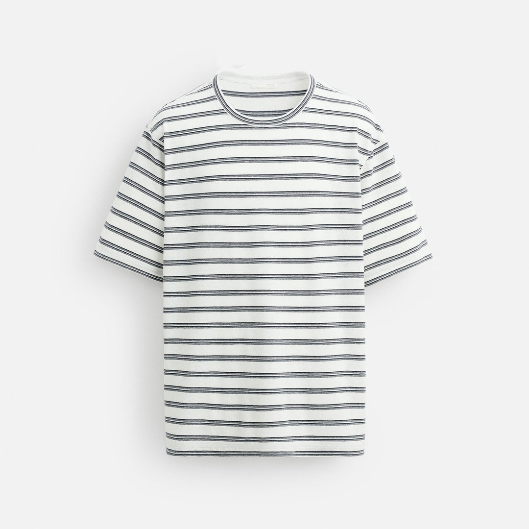 Moudda ZARA - T-Shirt - Fil Teint & Lin (Nuit & Citron Vert) - Tunisie 1